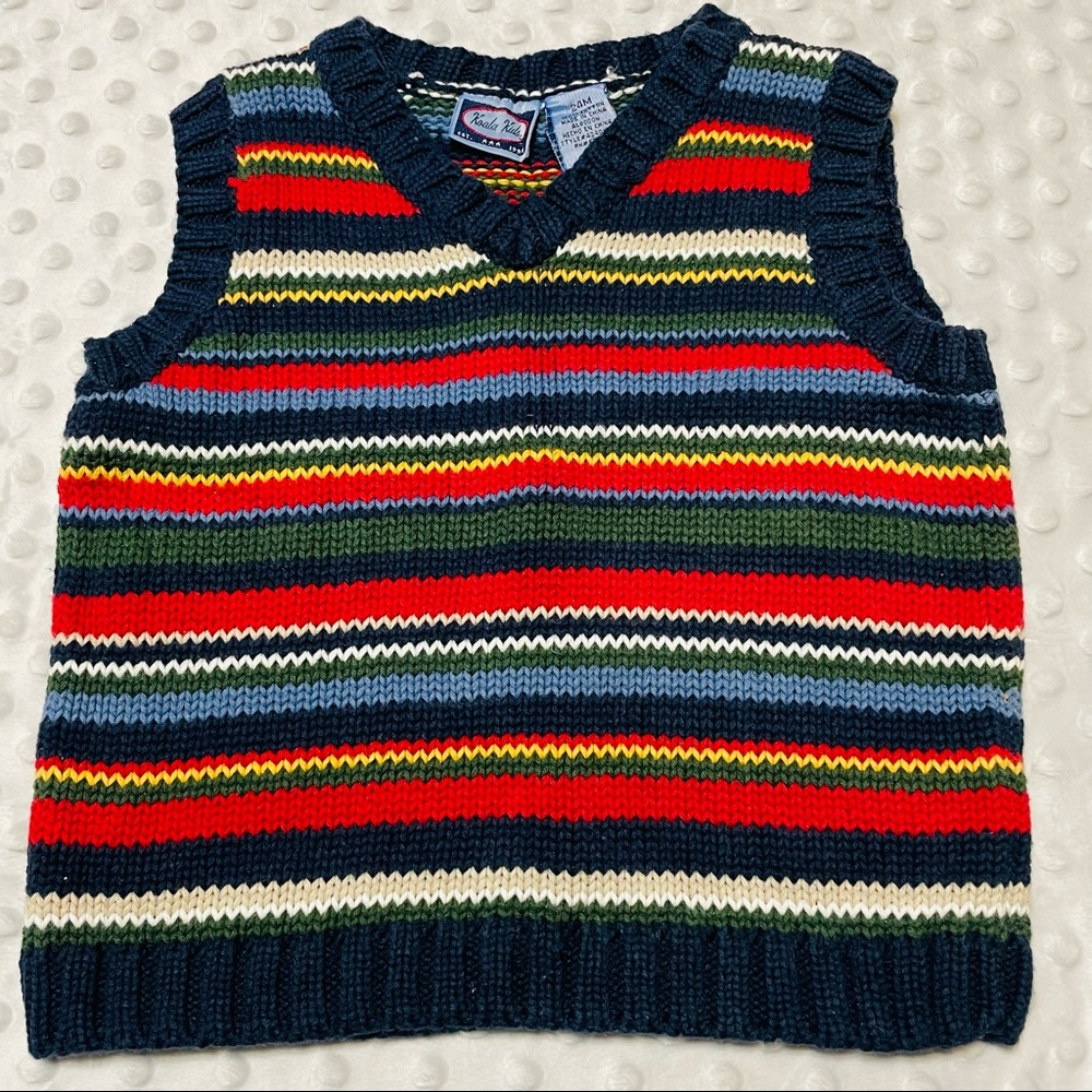 KOALA KIDS Toddler Boy’s Striped Sweater Vest